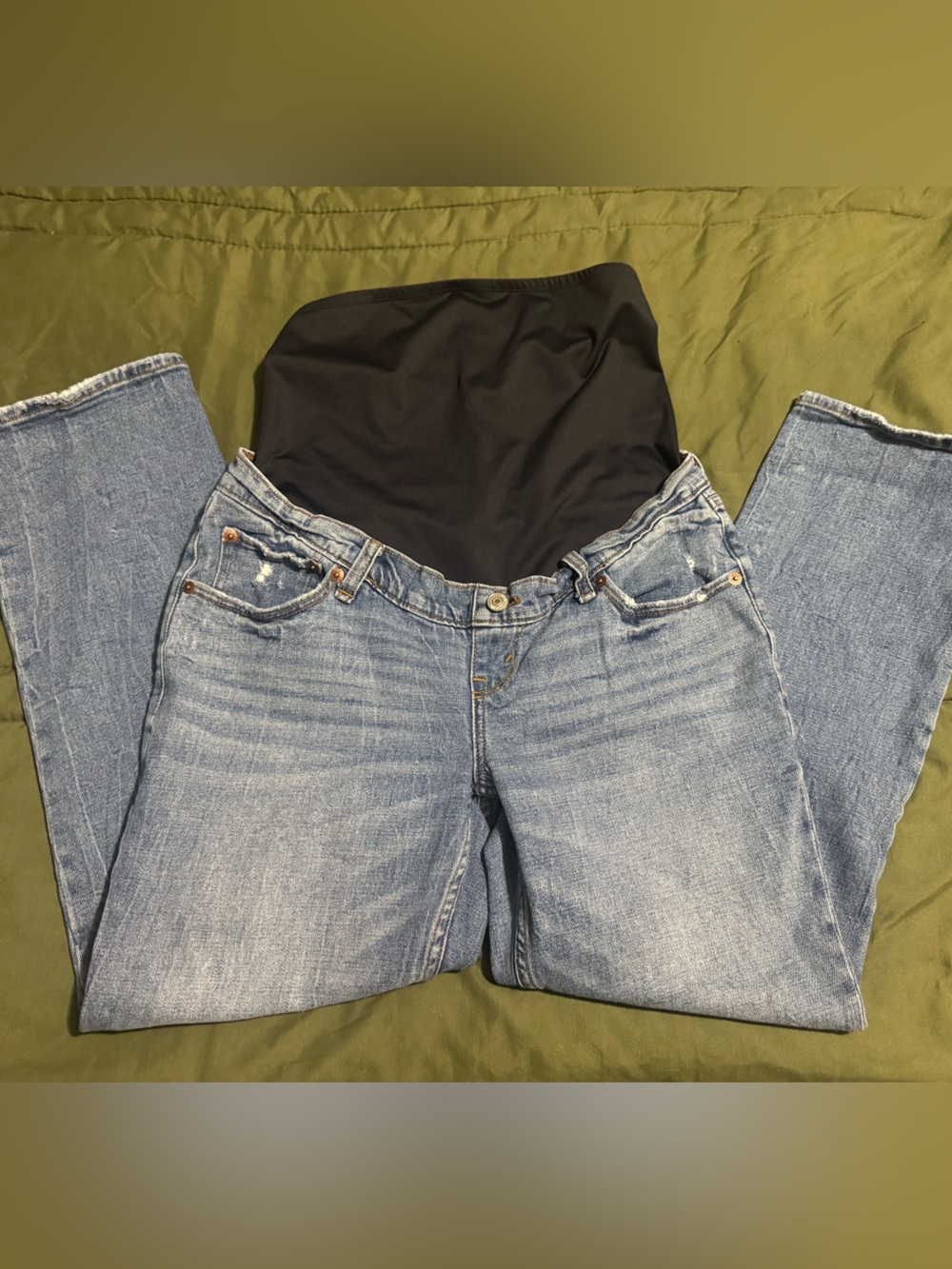 Lot of 3 pregnancy pants size M, Abercrombie, Liz Lange, time and tru
